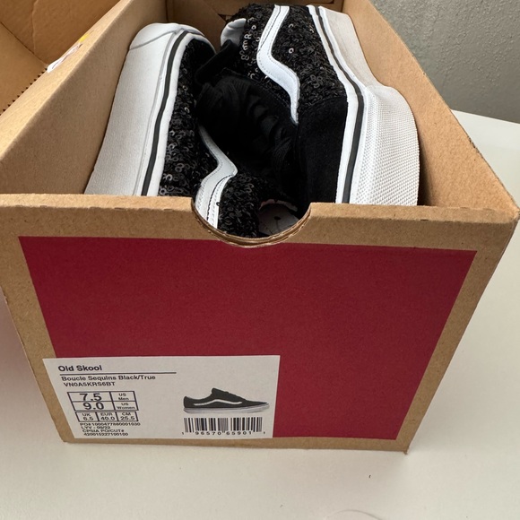 SEQUIN VANS - OLD SKOOL - Picture 1 of 4